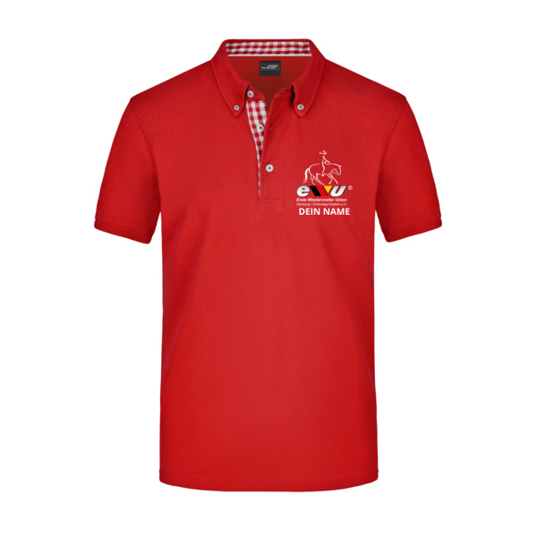 Brustdruck - Men's Plain Polo Miniaturansicht