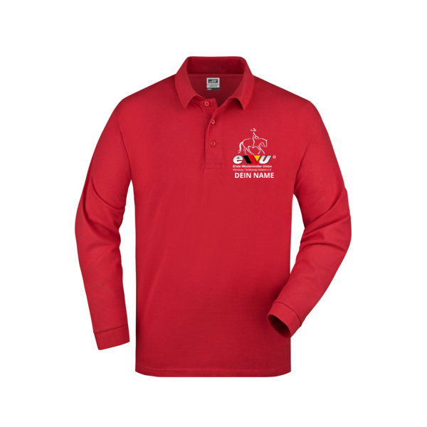 Brustdruck - Polo-Piqué Long-Sleeved Miniaturansicht