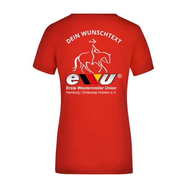 Rückendruck - Ladies' Stretch V-T Miniaturansicht