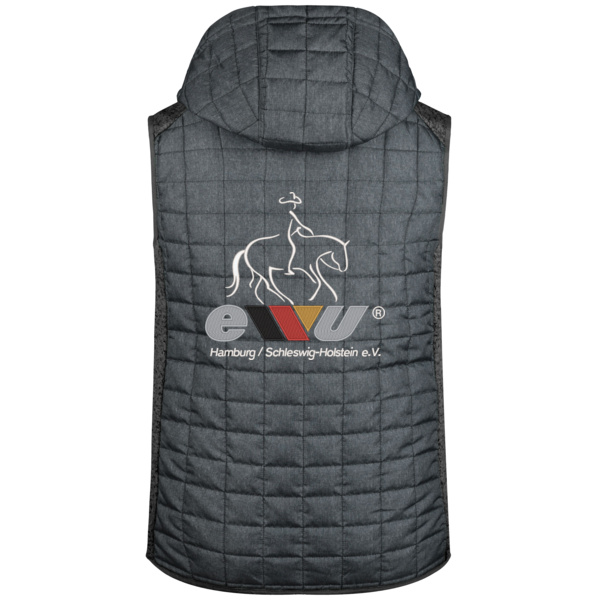 Rückenstick - Men's Knitted Hybrid Vest Miniaturansicht